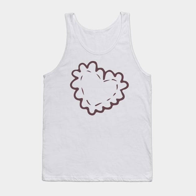 Heart shape cookie Tank Top by Happycactus